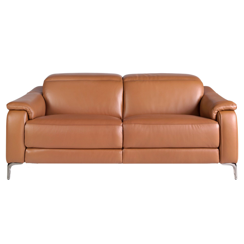 Диван 3-х местный с реклайнером 6181/KM6132-3P-M5676 из коричневой кожи