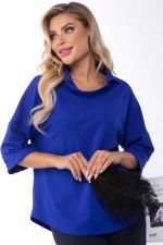 Блуза "Аста" Б7332 (электрик) LT Collection (Акция)