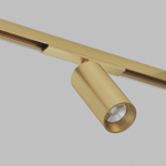 DK5741-SB Светильник для трека SHINE SPOT со светодиодом, D45*H100, 48V DC, 10W, RA?90, 3000K, IP20, сатинированная латунь, алюминий