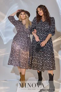 Платье 1538-мокко Minova