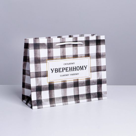 Пакет ламинированный «Сильному», MS 23 х 18 х 8 см   6582773