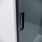 Душевой уголок Grossman Classic 100х70 120.K33.04.1070.21.10 профиль Черный матовый стекло тонированное