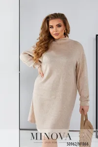 Платье 866-бежевый Minova