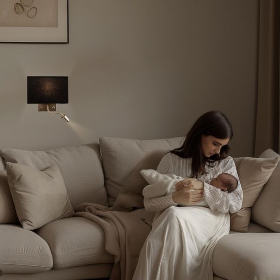 CL704301 Декарт Хром.Мат+Черный Св-к Настенный