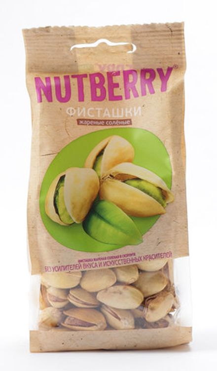 NUTBERRY Фисташка жареная соленая 100 г