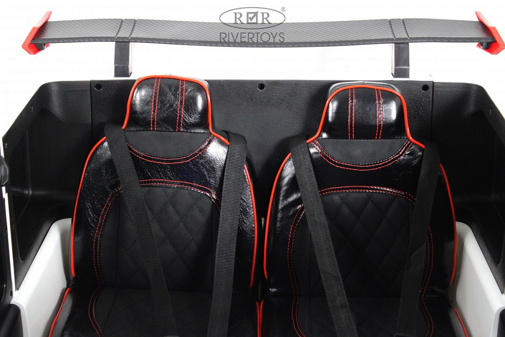 Детский электромобиль RiverToys Z888ZZ WHITE/белый