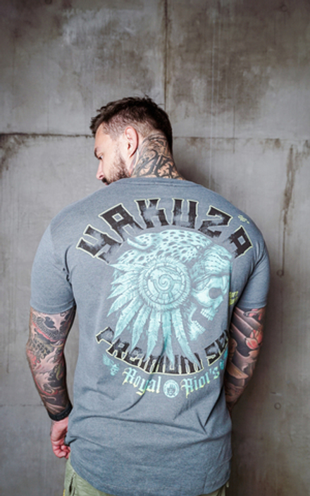 Футболка синяя Yakuza Premium 3700-2