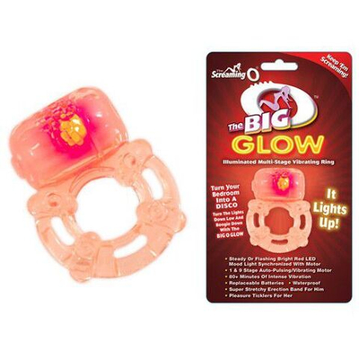 Светящееся в темноте кольцо Big O Glow (Цвет: оранжевый)