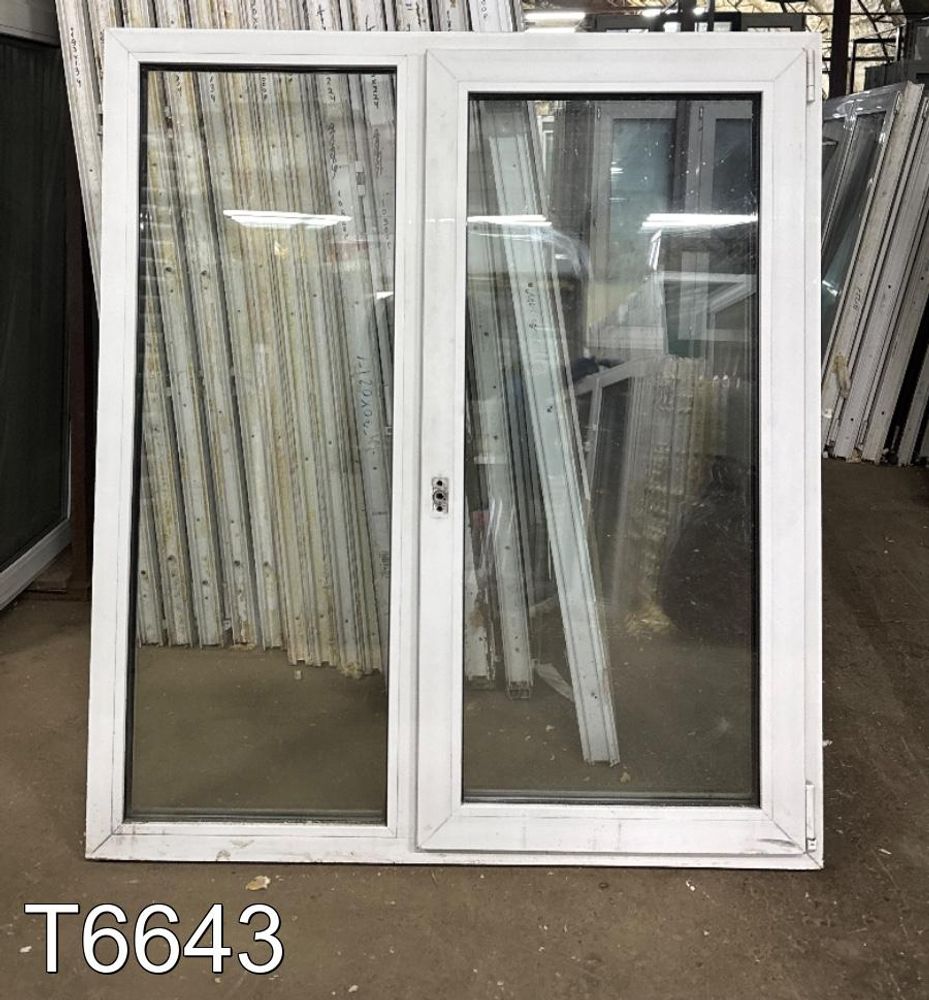 Окно Пластиковое Б/У 1430(в) x 1250(ш)