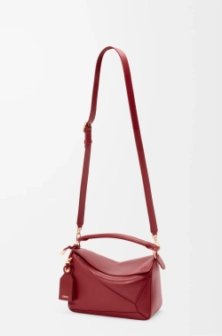 Loewe Маленькая сумка натуральной кожи, красный