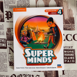 SUPER MINDS 4 | 2nd edition | Student's Book+Workbook+DVD