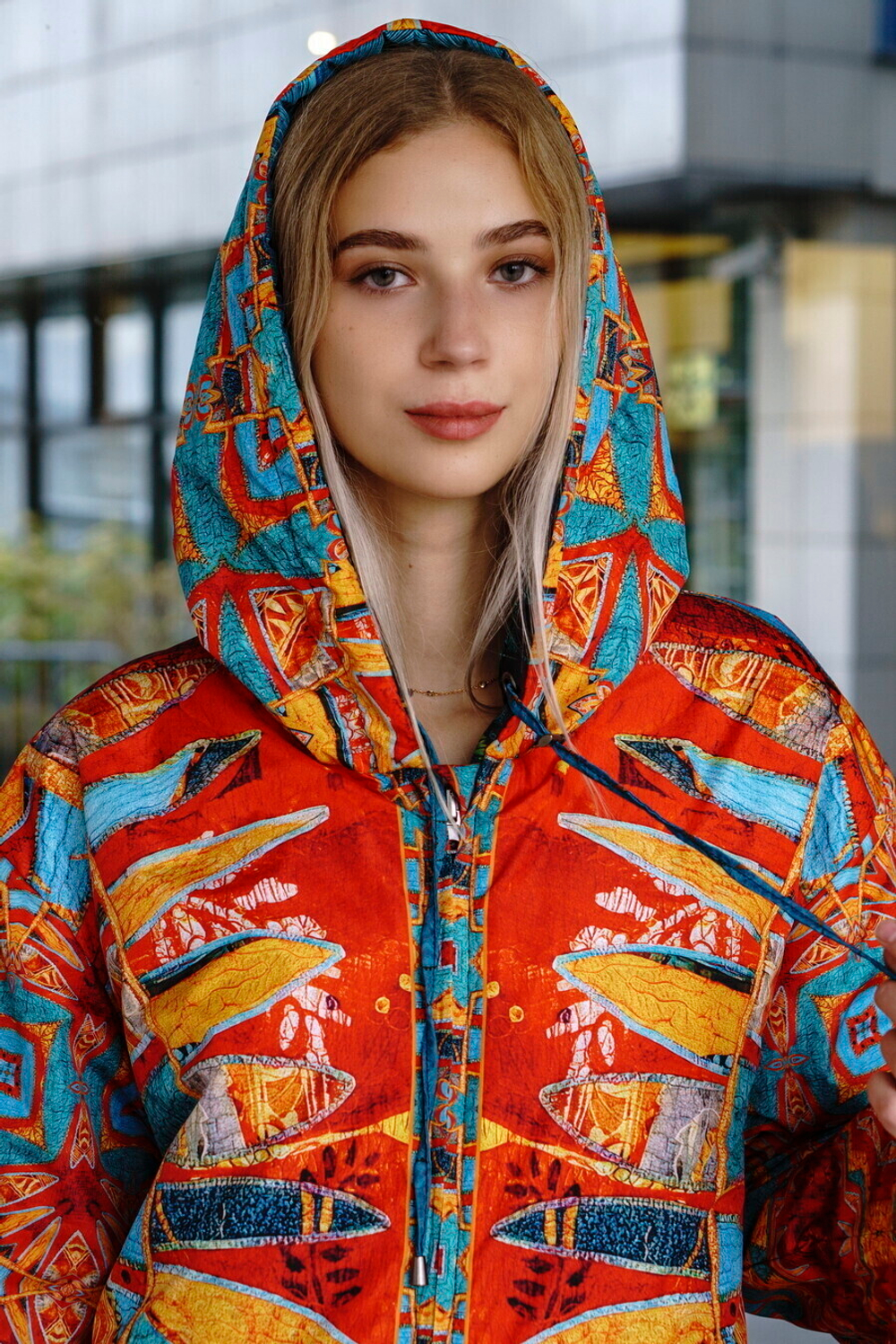 Двустороннее пальто-парка