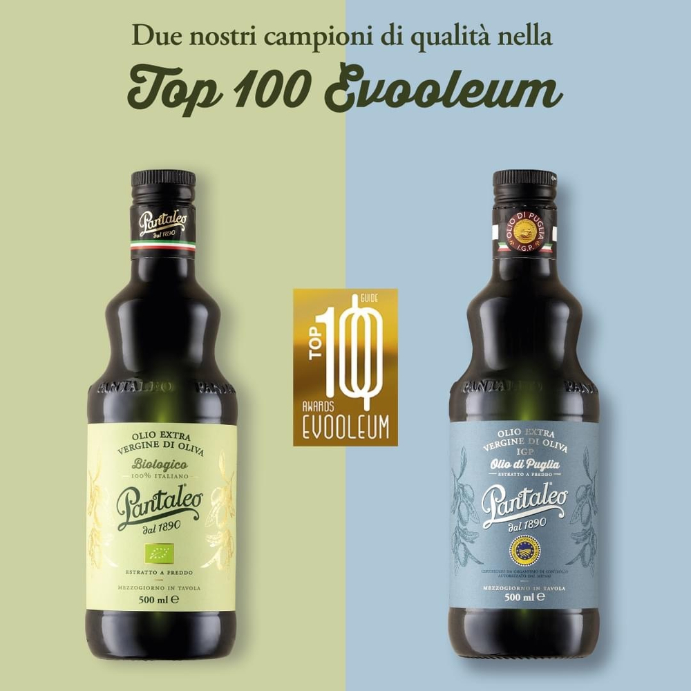 Оливковое масло PANTALEO ORGANIC BIO EXTRA VIRGIN 0,5 л, Италия