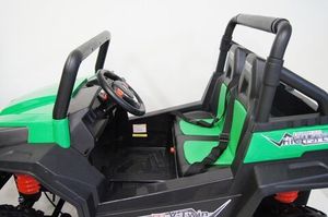 Детский электромобиль River Toys BUGGY T009TT зеленый