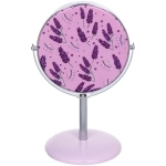 Зеркало косметическое настольное «ФРАТЕЛЛИ», лаванда, 14*9,3см (коробка)