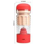 Вибромастурбатор-вагина Emily в красной колбе