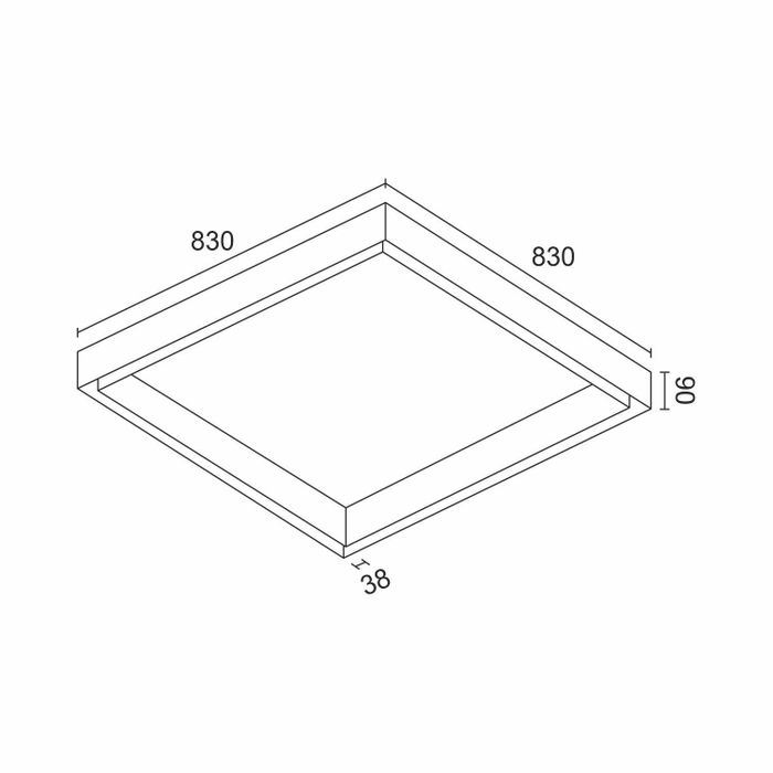 Магнитный трек Ledron АВД-5356 SQ 830 Wooden White