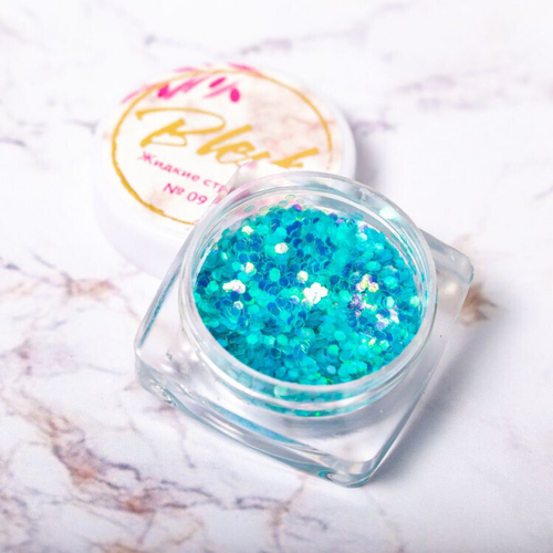 Blesk, Дизайн для ногтей "Жидкие стразы" №09