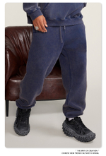 Американский модный брендовый костюм мужской с эффектом потёртости с капюшоном и двойной молнией для мужчин.