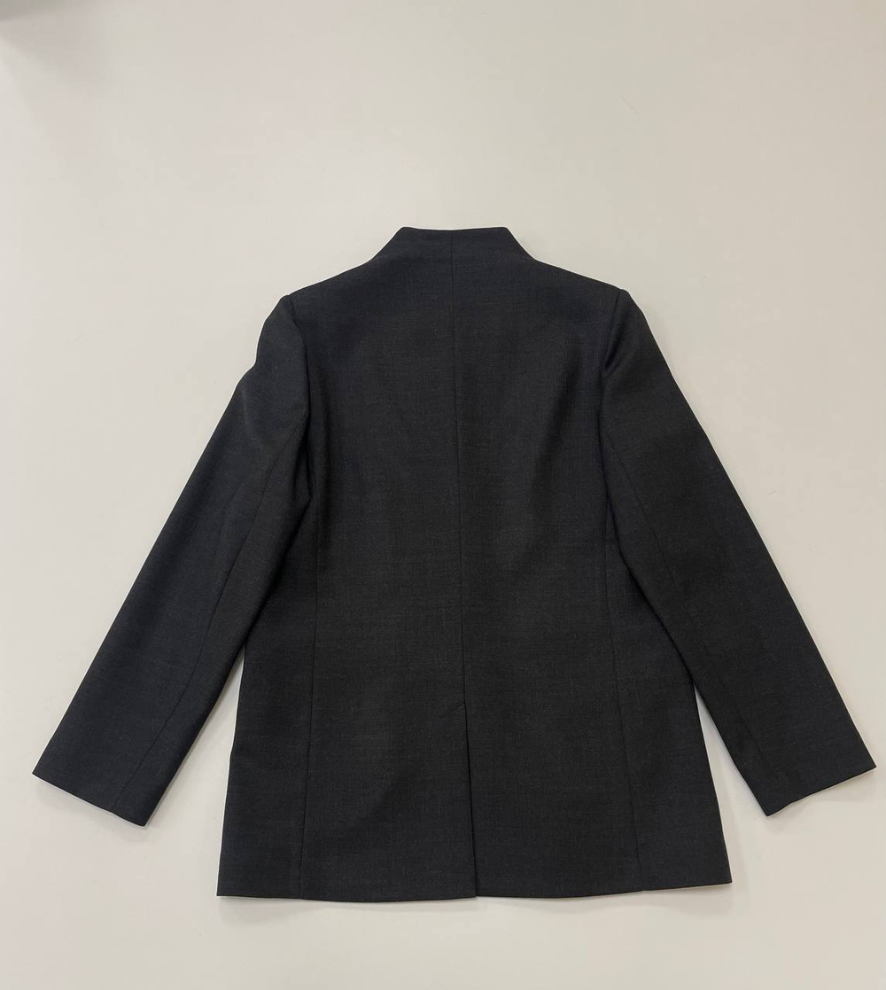 Тестовый образец. Пиджак Aster из шерсти 100%. Цвет тёмно-серый. Размер 46. №77 (ткань как у текущей линейки брюк Kim)