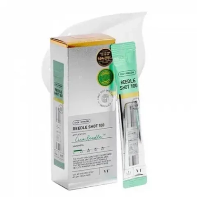 VT Cosmetics Reedle Shot 100 Stick Pouch, Бустер-сыворотка с микроиглами, 2ml*10ea