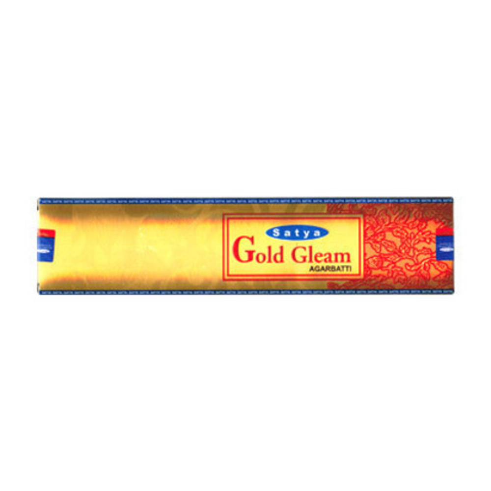 Satya Gold Gleam Благовоние-масала Золотой блеск, 20 г