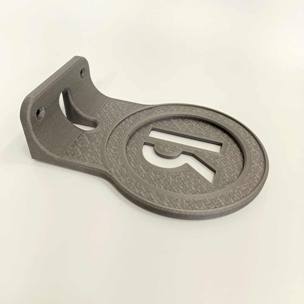 Настенный кронштейн-полка для Яндекс Станции Мини 1, 3D печать, серый