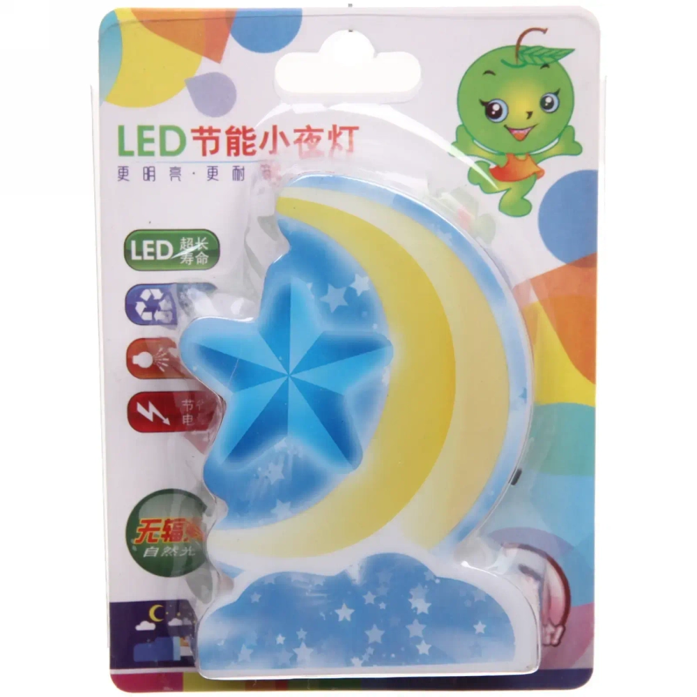 Ночник-светильник «Спокойная ночь» 9*6см 2W 220V