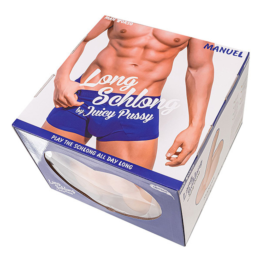 Торс с фаллоимитатором 25х22см ToyFa Juicy Pussy Manuel 893050