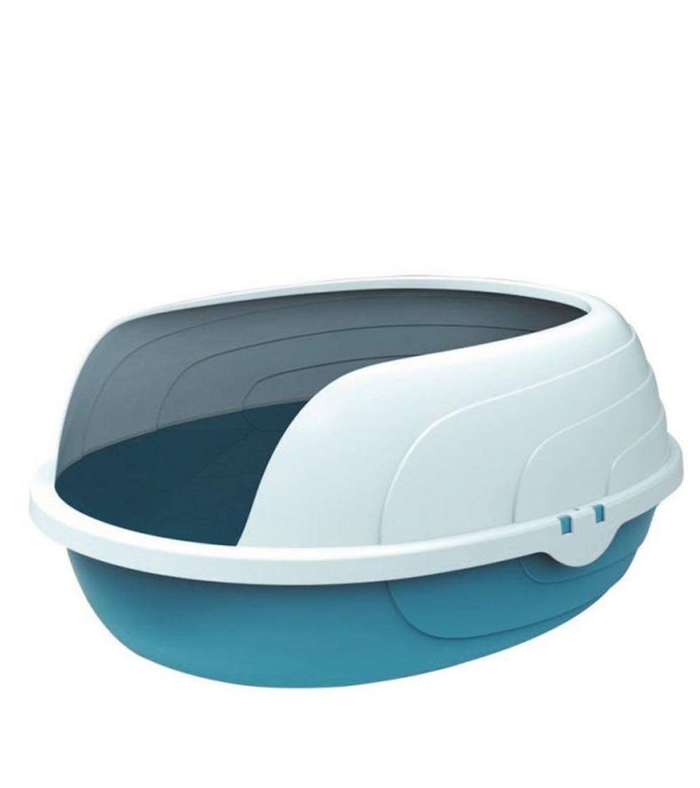 Туалет для кошек с бортиком Sherbin 49х39х20,9 Mpets 20102199