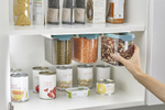 Набор подвесных контейнеров cupboardstore, 1,3 л, темный опал, 3 шт.