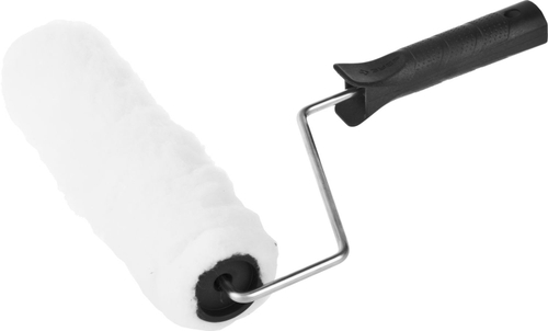 Валик малярный ″РАДУГА″, 240 мм, d=40 мм, ворс 14 мм, ручка d=6 мм, ЗУБР Стандарт