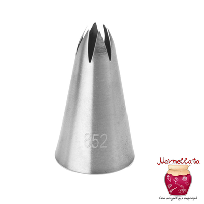 Насадка "Звезда закрытая 6 лучей" №852 (d=12*25 мм, h=43 мм)