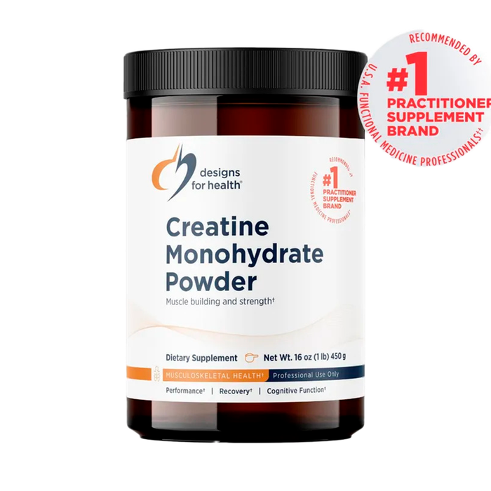 Креатин моногидрат, Creatine Monohydrate Powder, Designs for Health, 450 г