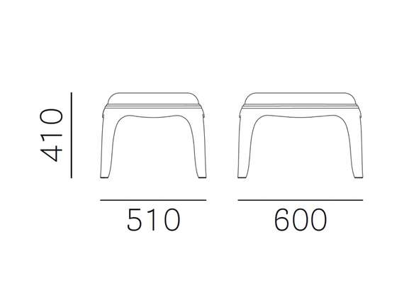 Столик-пуф Pasha, черный