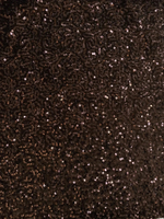 Бархат расшитый паетками, коричневый