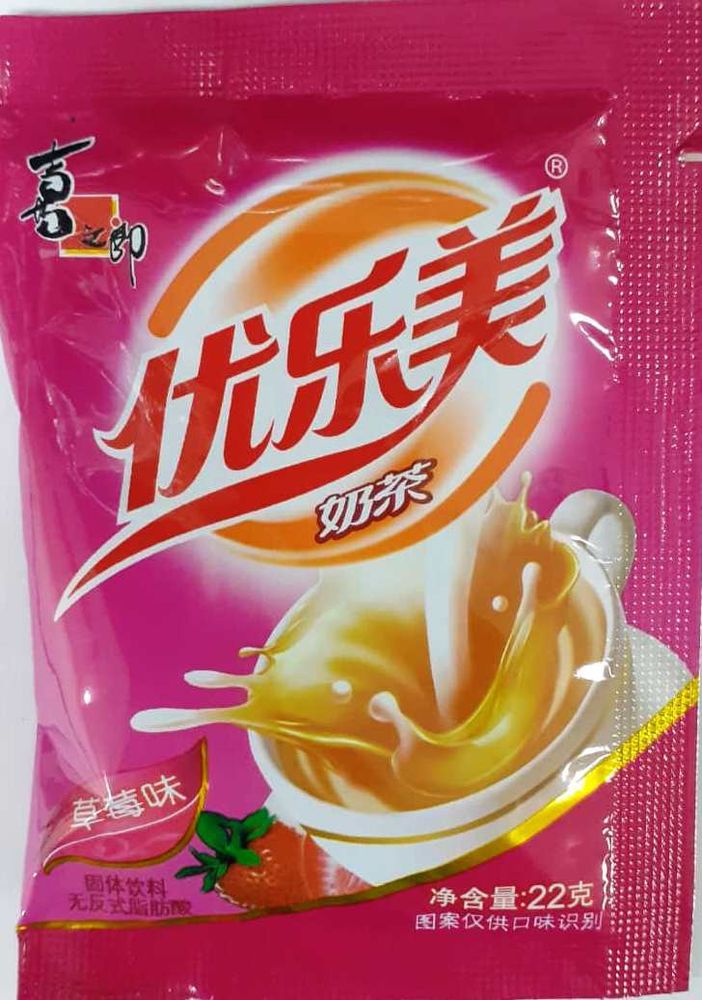 Сухой напиток со вкусом клубники Youлemei Xizhilang 22г