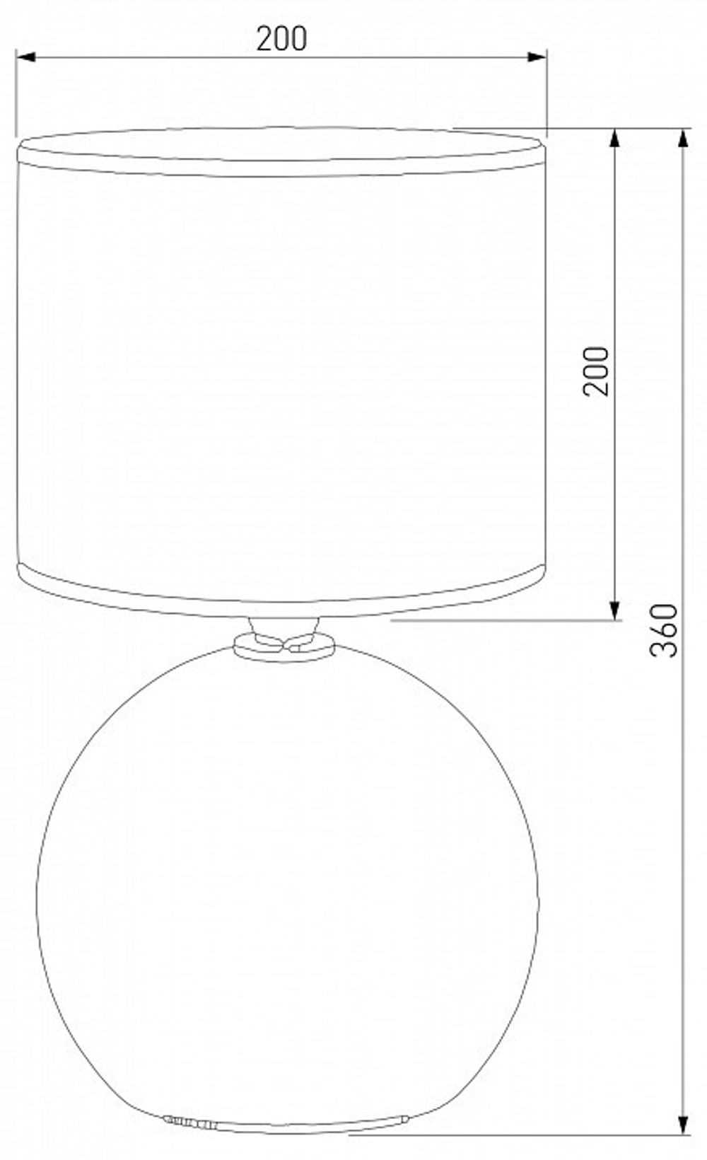 Настольная лампа TK Lighting 5066 Palla белый