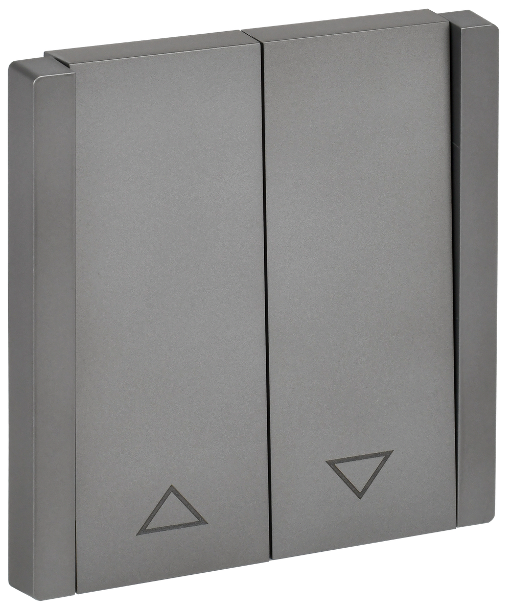 FORTE&PIANO Выключатель жалюзи 10А FP511 сталь IEK