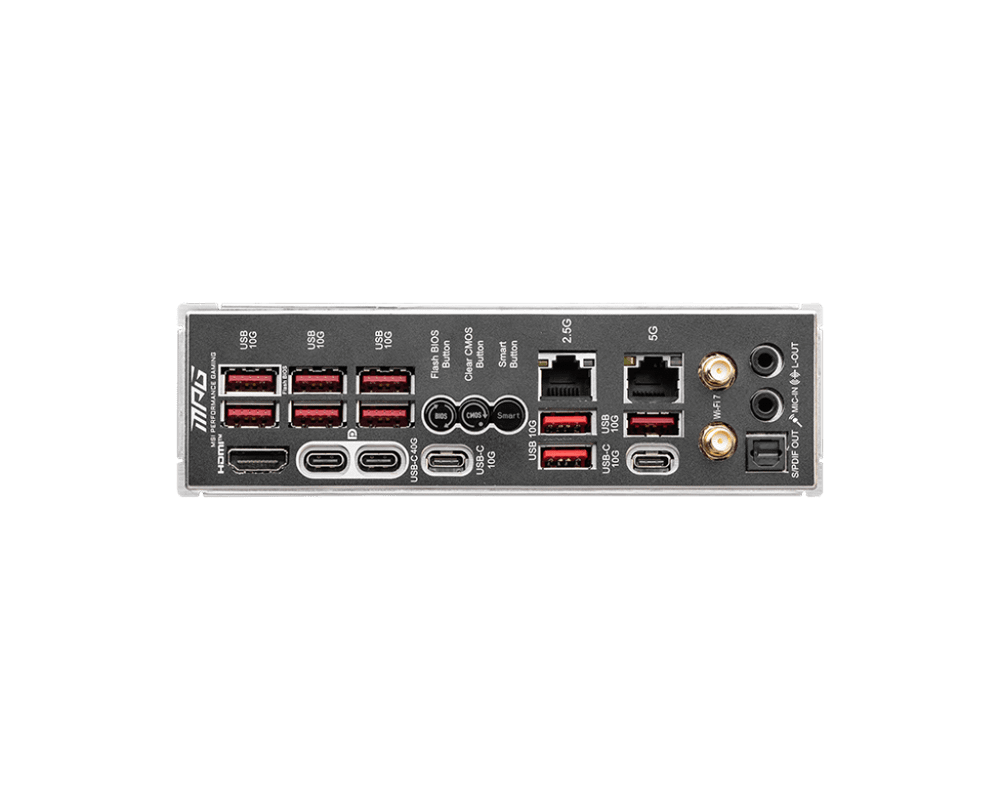 Материнская плата MSI MPG X870E CARBON WIFI AM5 X870E 4xDDR5 4xSATA3 RAID 4xM.2 HDMI DP ATX