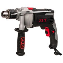 Дрель PIT ударная PSB13-C8 (950Вт, мет. корпус редуктора, 0-3000 об/мин, ключевой патрон 13мм)