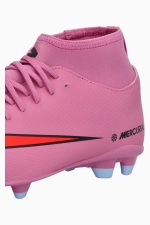 Бутсы Nike Mercurial Superfly 10 Club FG/MG Junior - бордовый