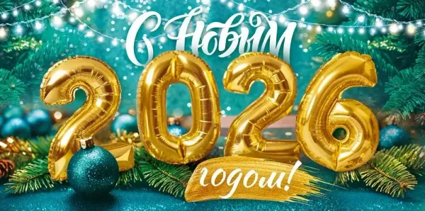С наступающим 2026 годом! С наступающим 2026 годом!