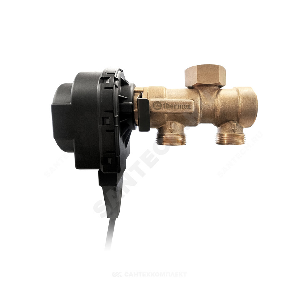 Комплект трехходового клапана dLine T 3/4" с электроприводом для соединения котла с бойлером THERMEX ЭдЭБ02786