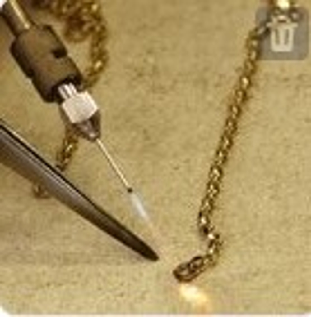 Пайка цепей из золота