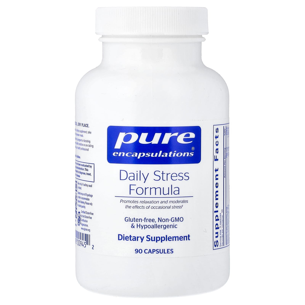 Pure Encapsulations, Daily Stress Formula, 90 Capsules