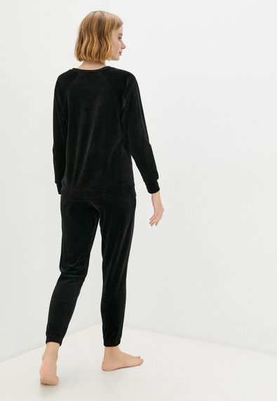 Лорен (черный) XS Костюм велюровый