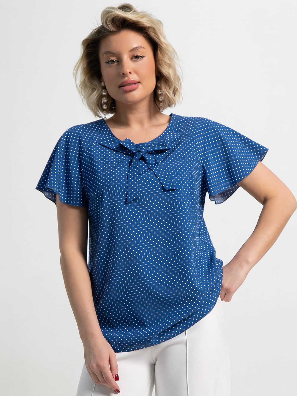 Блуза Сицилия (голубая) Б15247-19М LT Collection