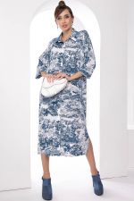 Платье "Сьюзан" (вайт/блю) П8161 LT Collection
