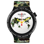 SWATCH Unisex Bape 47mm White Watch SO27Z700